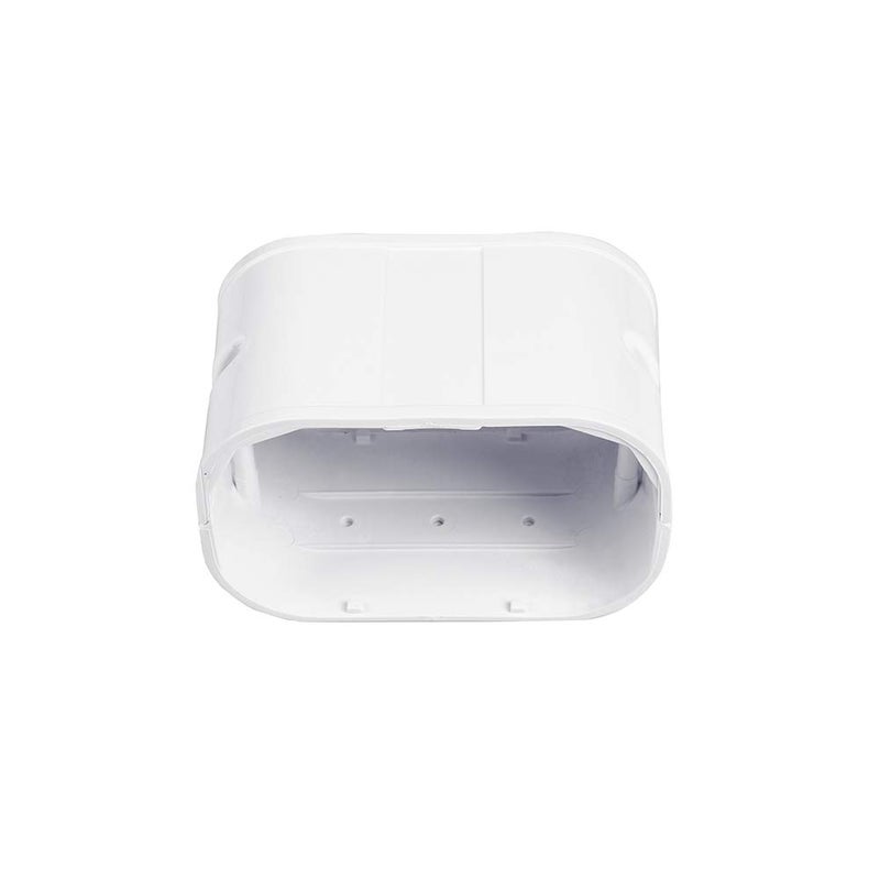 LyPrem PVC Line Cover Kit Parts Accessories for Ductless Mini Split (4" Wall Cover,White) - Image 1